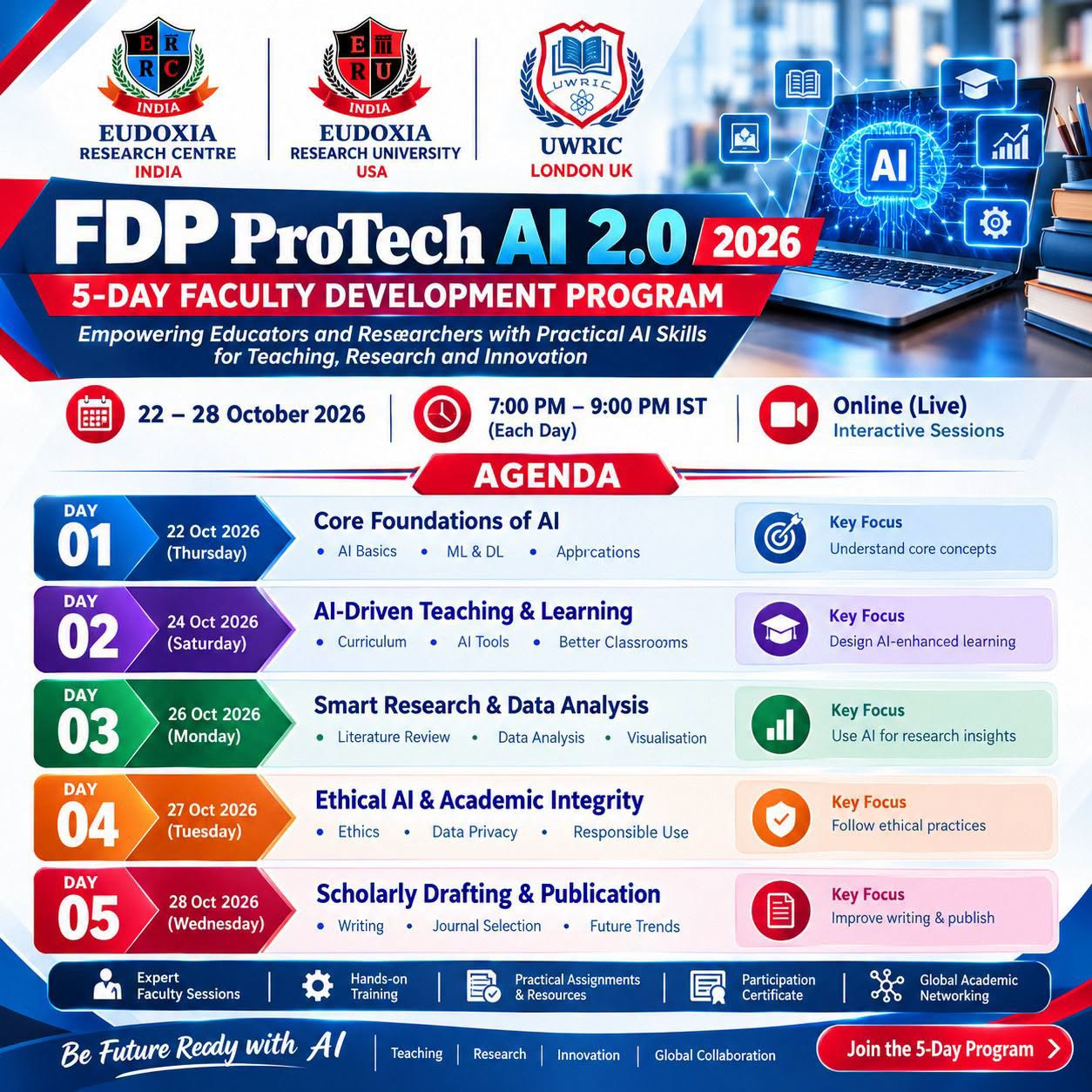 FDP ProTech AI 2.0 - 2026 | 5-Day International FDP